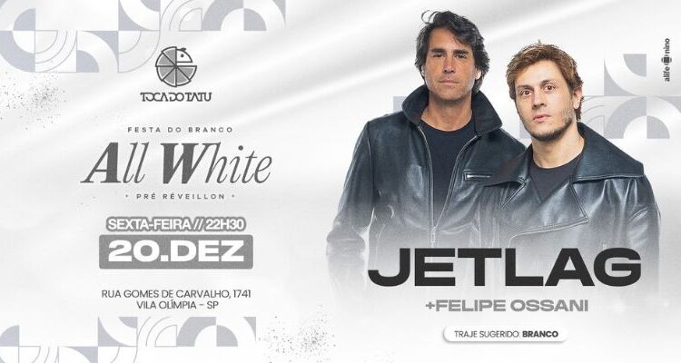  ALL WHITE | JETLAG | Toca do Tatu